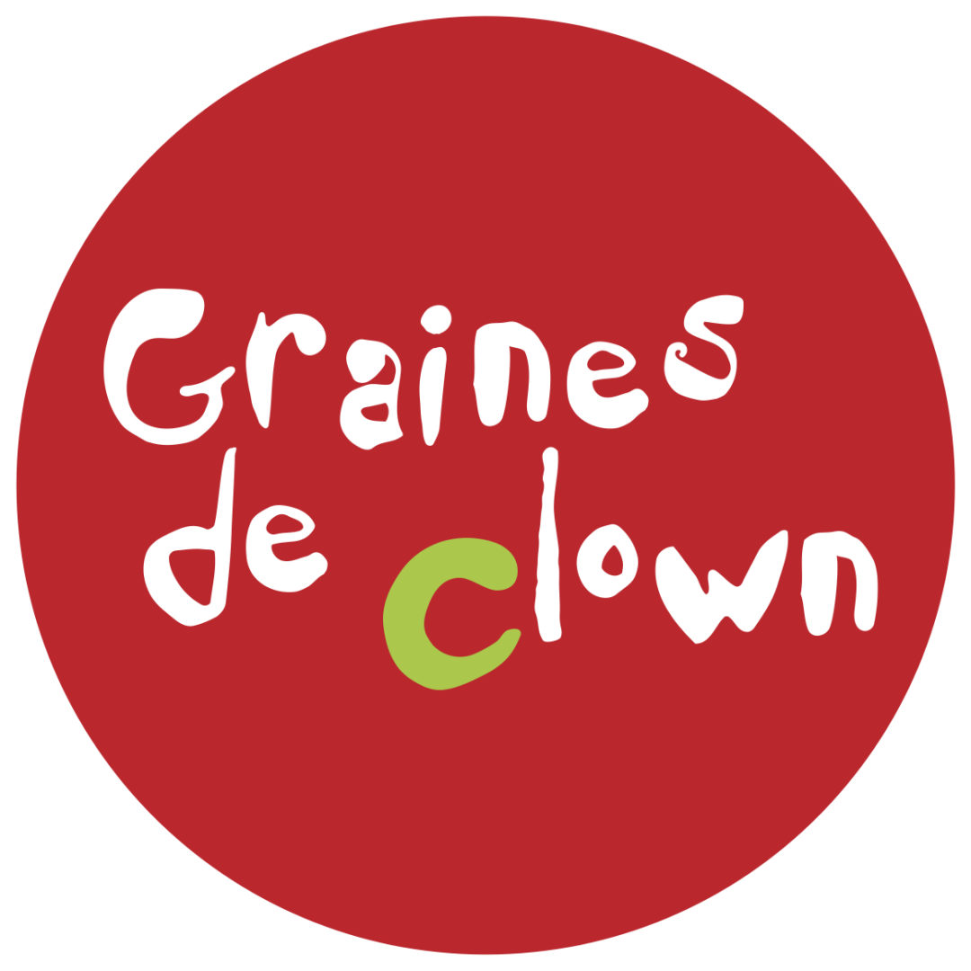 Badge graine de clown rouge vert jpg