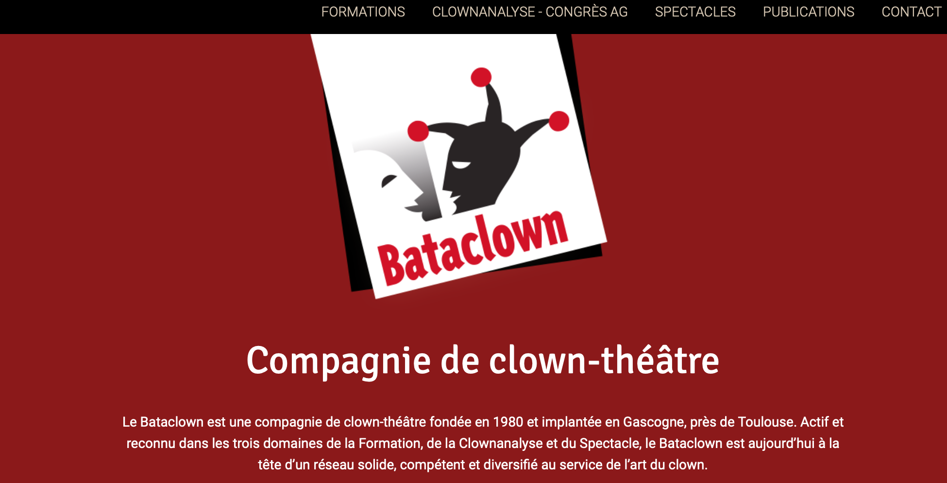 Bataclown - formation, clownanalyse et spectacle