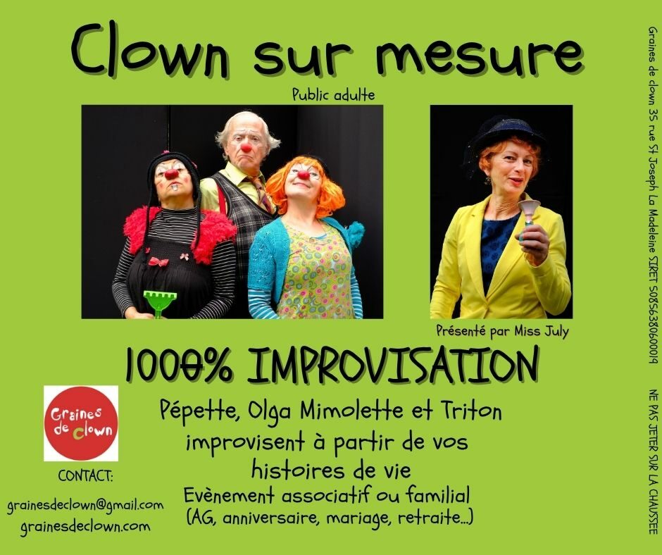 Clown sur mesure 3 et 1 Validé